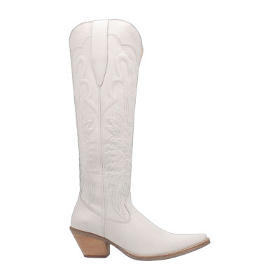 Dingo Womens Raisin Kane Stacked Heel Cowboy Boots