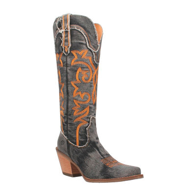 Dingo Womens Texas Tornado Stacked Heel Cowboy Boots