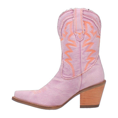 Dingo Womens Y'All Need Dolly Stacked Heel Cowboy Boots