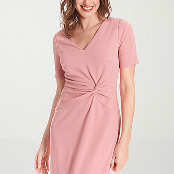 Foxie Fit and Flare Dress in Pink