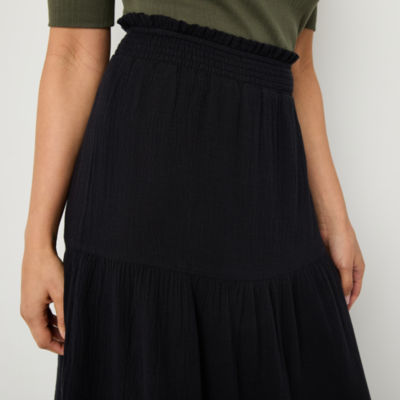 a.n.a Womens Tiered Maxi Skirt