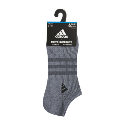 adidas Superlite Mens Multi-Pack 6 Pair No Show Socks