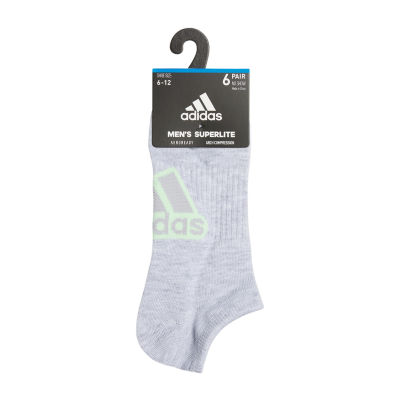 adidas Superlite Mens Multi-Pack 6 Pair No Show Socks