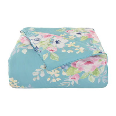Queen Street Edessa Floral Midweight Comforter Set