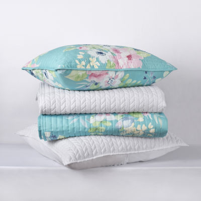 Queen Street Edessa Floral Quilt Set