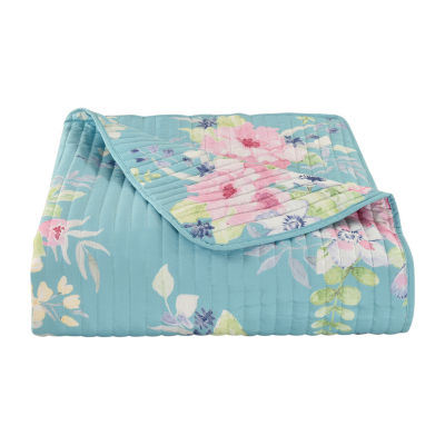 Queen Street Edessa Floral Quilt Set