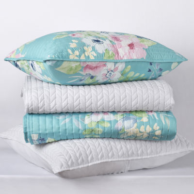 Queen Street Edessa Floral Quilt Set