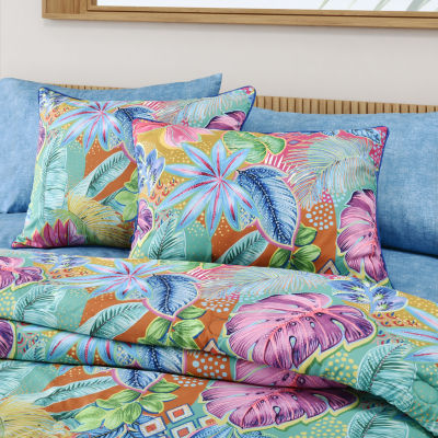 Queen Street Hana Tropical Midweight Comforter Set