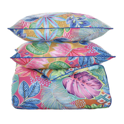 Queen Street Hana Tropical Midweight Comforter Set