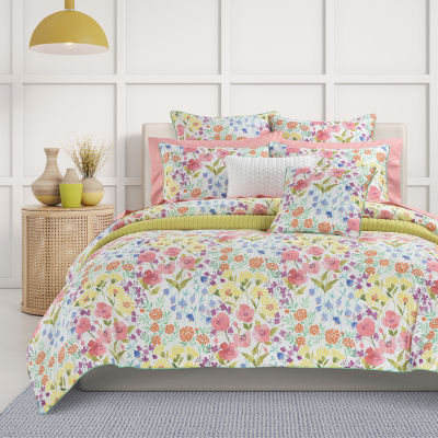 Queen Street Josie Floral Midweight Comforter Set