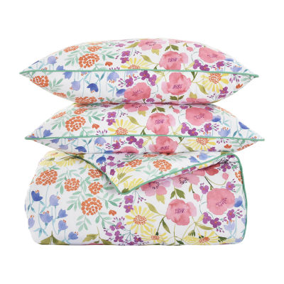 Queen Street Josie Floral Midweight Comforter Set