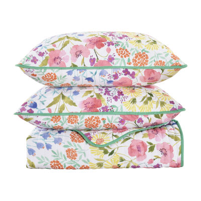 Queen Street Josie Floral Quilt Set