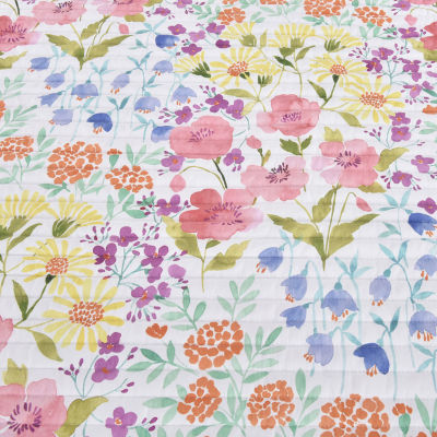 Queen Street Josie Floral Quilt Set