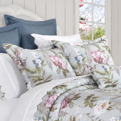 Queen Street Sakura 3-pc. Floral Midweight Comforter Set