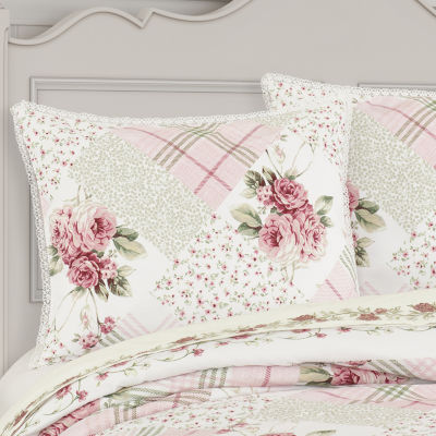 Royal Court Bungalow 4-pc. Floral Midweight Reversible Comforter Set