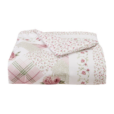 Royal Court Bungalow 4-pc. Floral Midweight Reversible Comforter Set