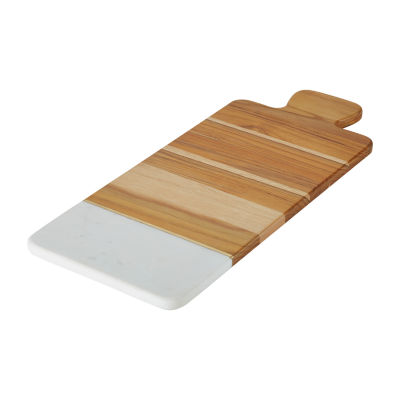 Anolon Marble Teakwood 19.5X8" Cutting and Serving Board