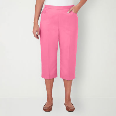 Mid Rise Capris with Elasticated Waistband