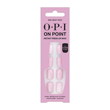 OPI Press Ons 10-pc. Nail Tip, One Size, Pink