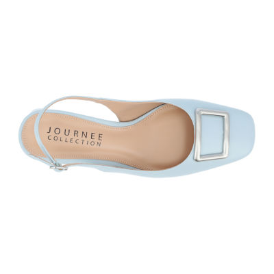 Journee Collection Womens Everlee Block Heel Pumps