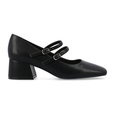 Journee Collection Womens Nally Block Heel Pumps