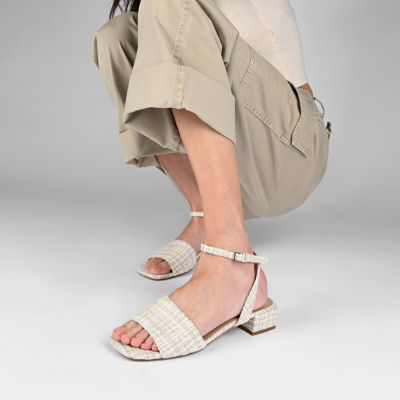Journee Collection Womens Adleey Flat Sandals