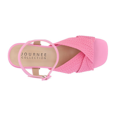 Journee Collection Womens Zerlina Heeled Sandals