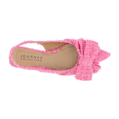 Journee Collection Womens Sabbrina Pointed Closed Toe Ballet Flats