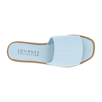 Journee Collection Womens Prisilla Flat Sandals