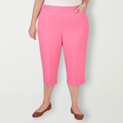 Alfred Dunner Paradise Island Mid Rise Plus Capris