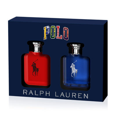 Ralph Lauren Polo 2-Pc (Red + Blue) Eau De Toilette Coffret Set ($60 Value)