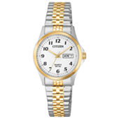 Citizen® Womens Two-Tone Stainless Steel Bracelet Watch EU2254-51A