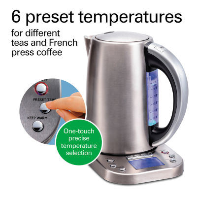 Hamilton Beach® Professional Variable Temperature Programmable Digital Kettle