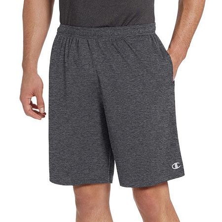 Champion 10 Inch Mens Workout Shorts, Small, Gray