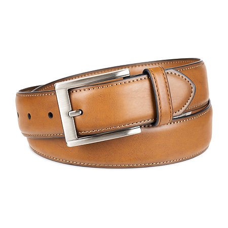 Van Heusen Feather Edge Mens Belt, M (34-36), Brown