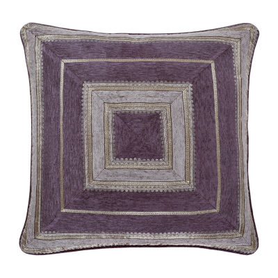 Purple and best sale grey throw pillows