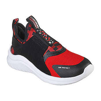 Skechers Ultra Flex 2.0 Cubor Little Boys Sneakers, Black Red - JCPenney