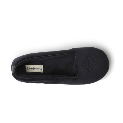 Dearfoams rebecca microfiber velour slipper hot sale