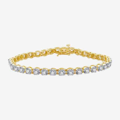 CT. T.W. Natural White Diamond 10K Gold Inch Tennis Bracelet