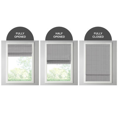 Madison Park Colm Energy Saving Cordless Blackout Roman Shade