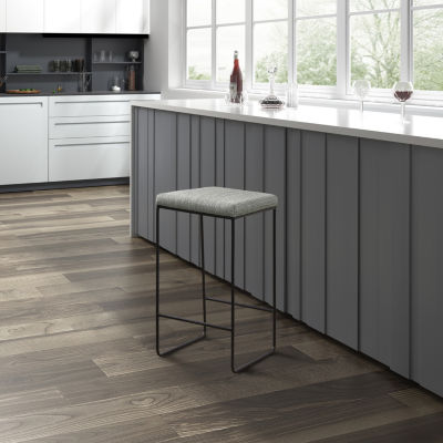 Martha Stewart Hastings Counter Height Upholstered Bar Stool