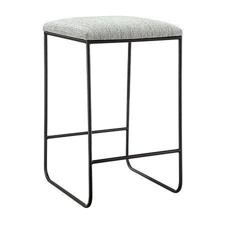 Martha Stewart Hastings Counter Height Upholstered Bar Stool, One Size, Gray