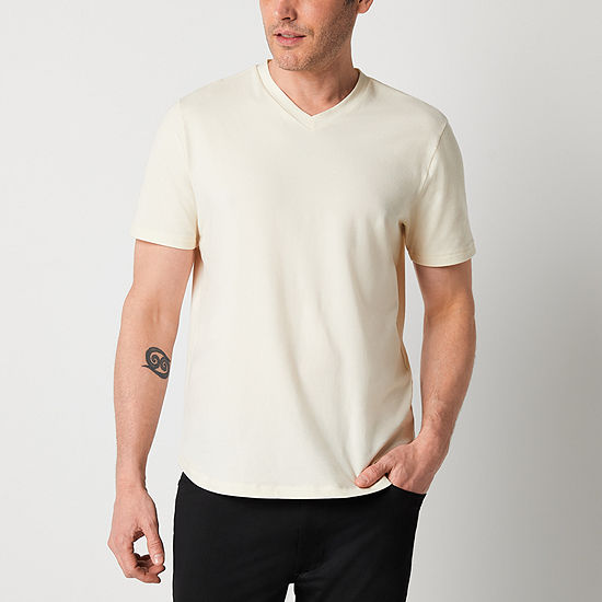 Stylus Mens V Neck Short Sleeve T-Shirt