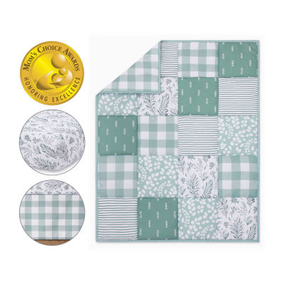 The Peanutshell Sage 3-pc. Crib Bedding Set