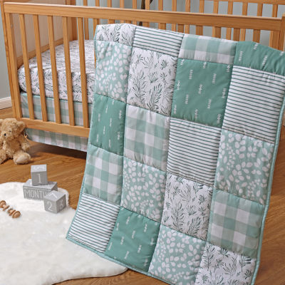 The Peanutshell Sage 3-pc. Crib Bedding Set