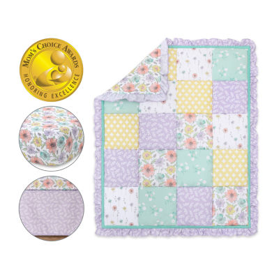 The Peanutshell Fresh Floral 3-pc. Crib Bedding Set