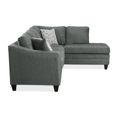 Sullivan 2-Piece Chenille Left-Arm Sofa Sectional with Chaise