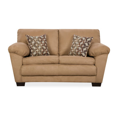 Savannah Pad-Arm Upholstered Loveseat