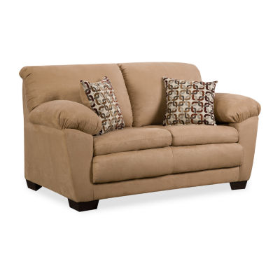 Savannah Pad-Arm Upholstered Loveseat