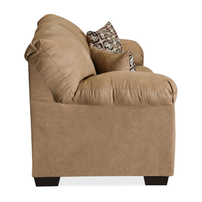 Savannah Pad-Arm Upholstered Loveseat